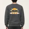 "Gwanghwamun Golden Sun" Heavy Blend Unisex Crewneck Sweatshirt