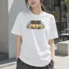 "Gwanghwamun Magnolia" Heavyweight Unisex Crewneck T-shirt | Gildan 5000