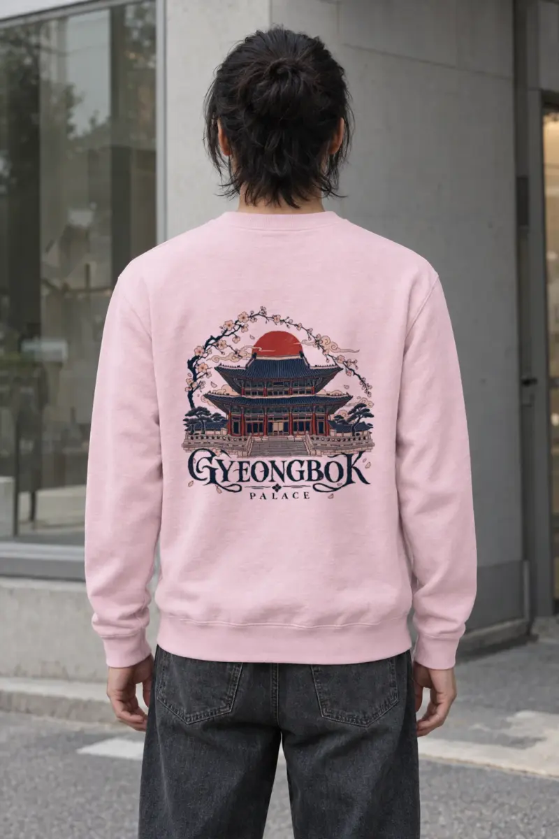 "Gyeongbok Palace" Heavy Blend Unisex Crewneck Sweatshirt