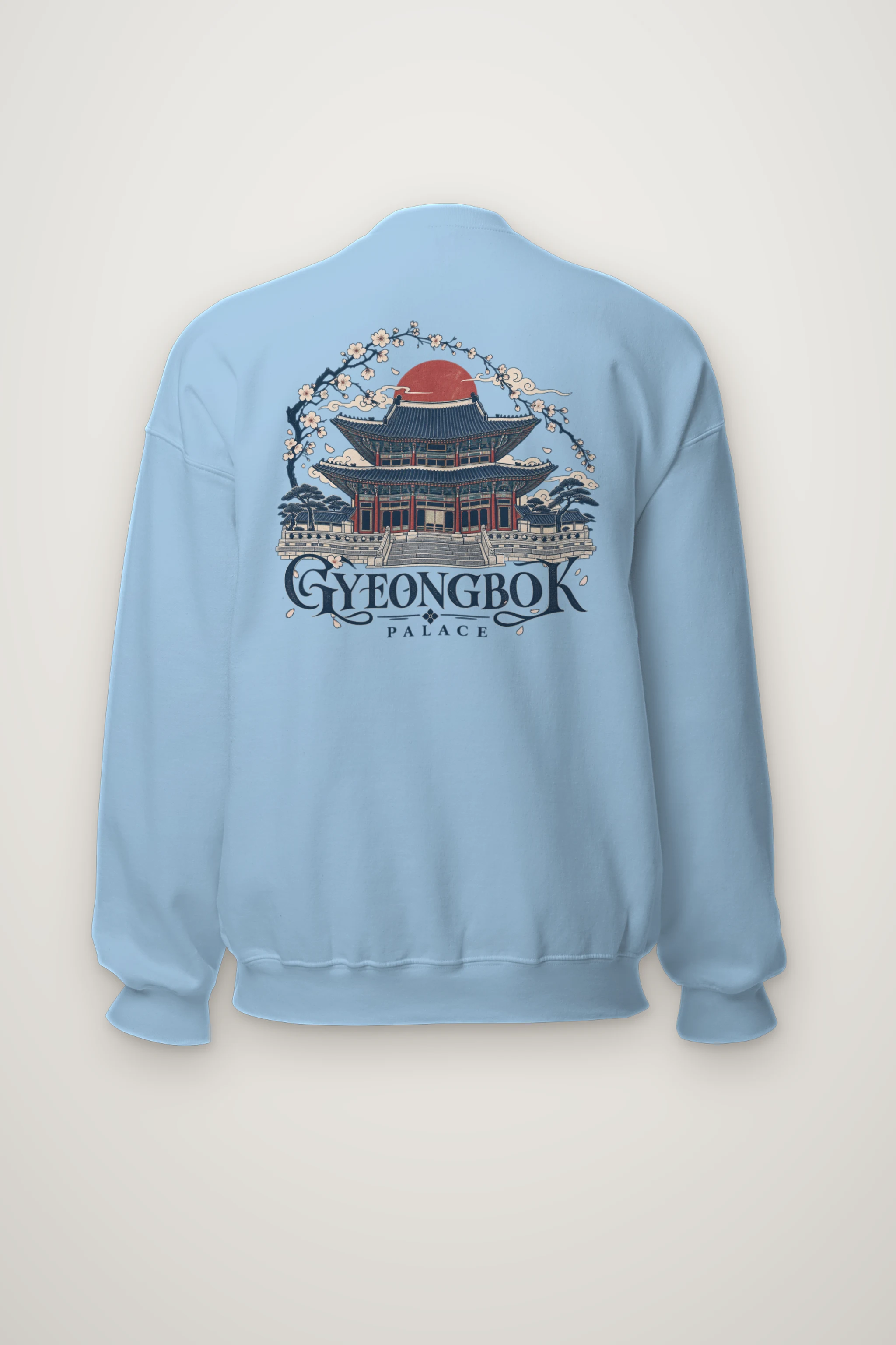 "Gyeongbok Palace" Heavy Blend Unisex Crewneck Sweatshirt