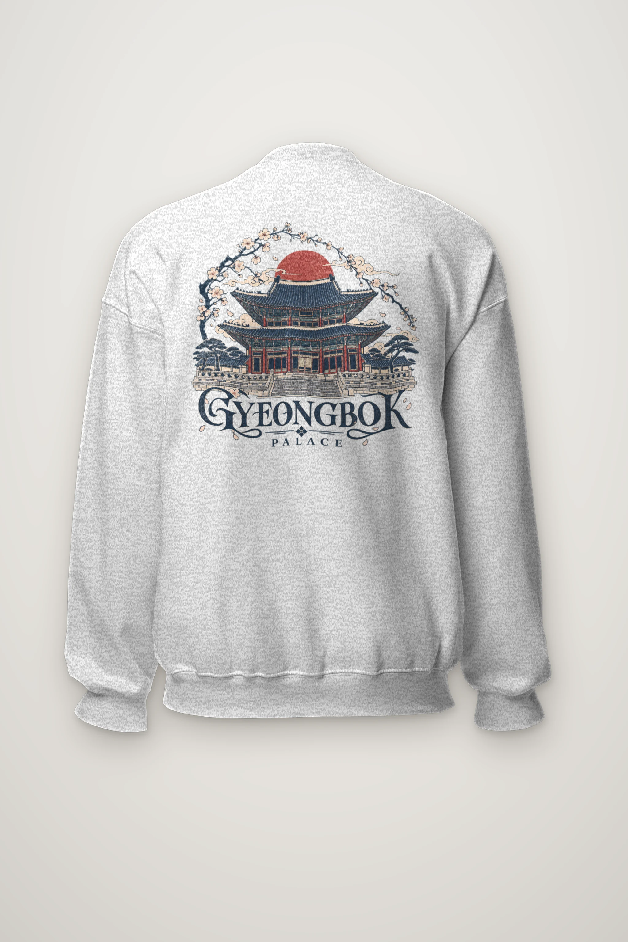 "Gyeongbok Palace" Heavy Blend Unisex Crewneck Sweatshirt