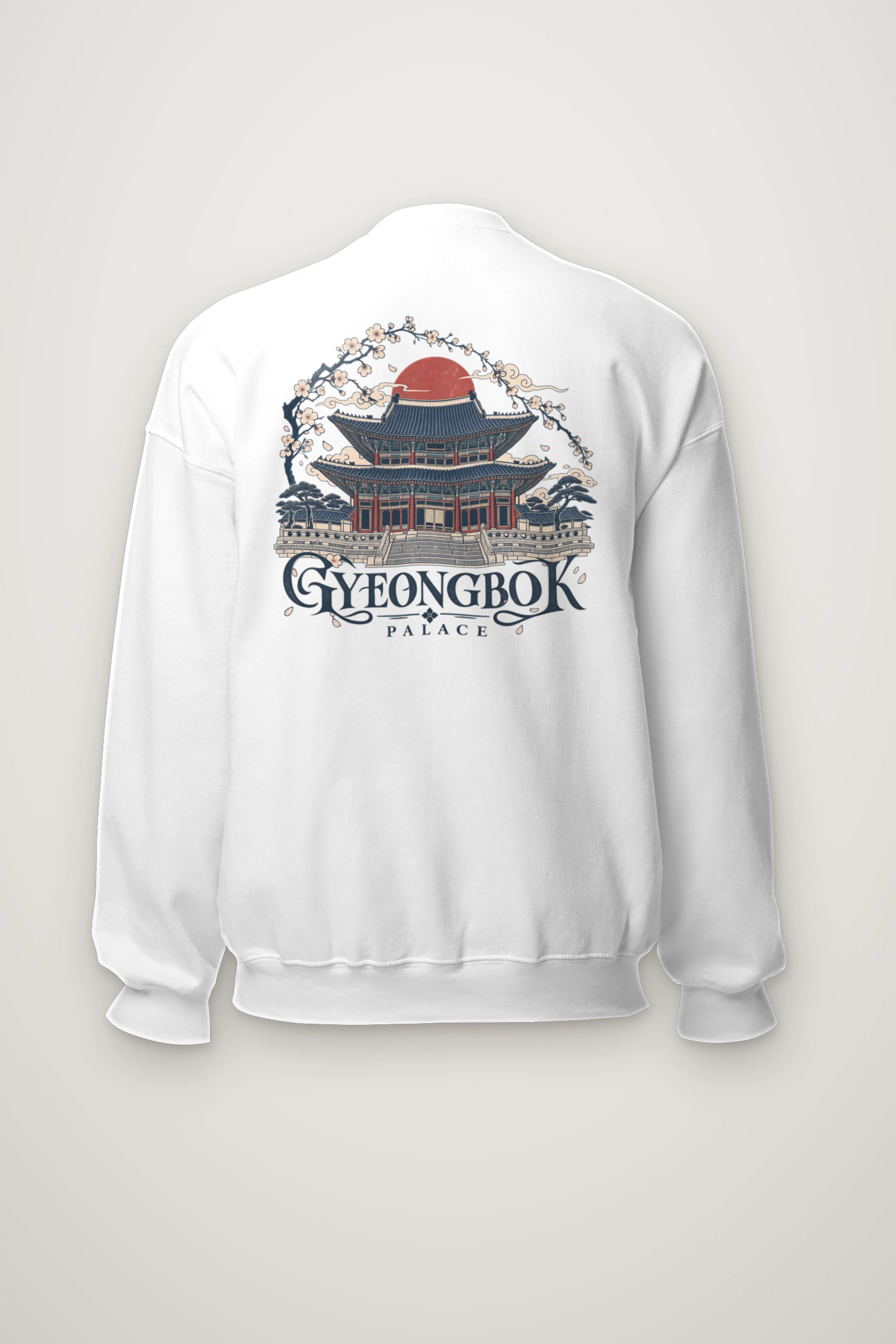 "Gyeongbok Palace" Heavy Blend Unisex Crewneck Sweatshirt