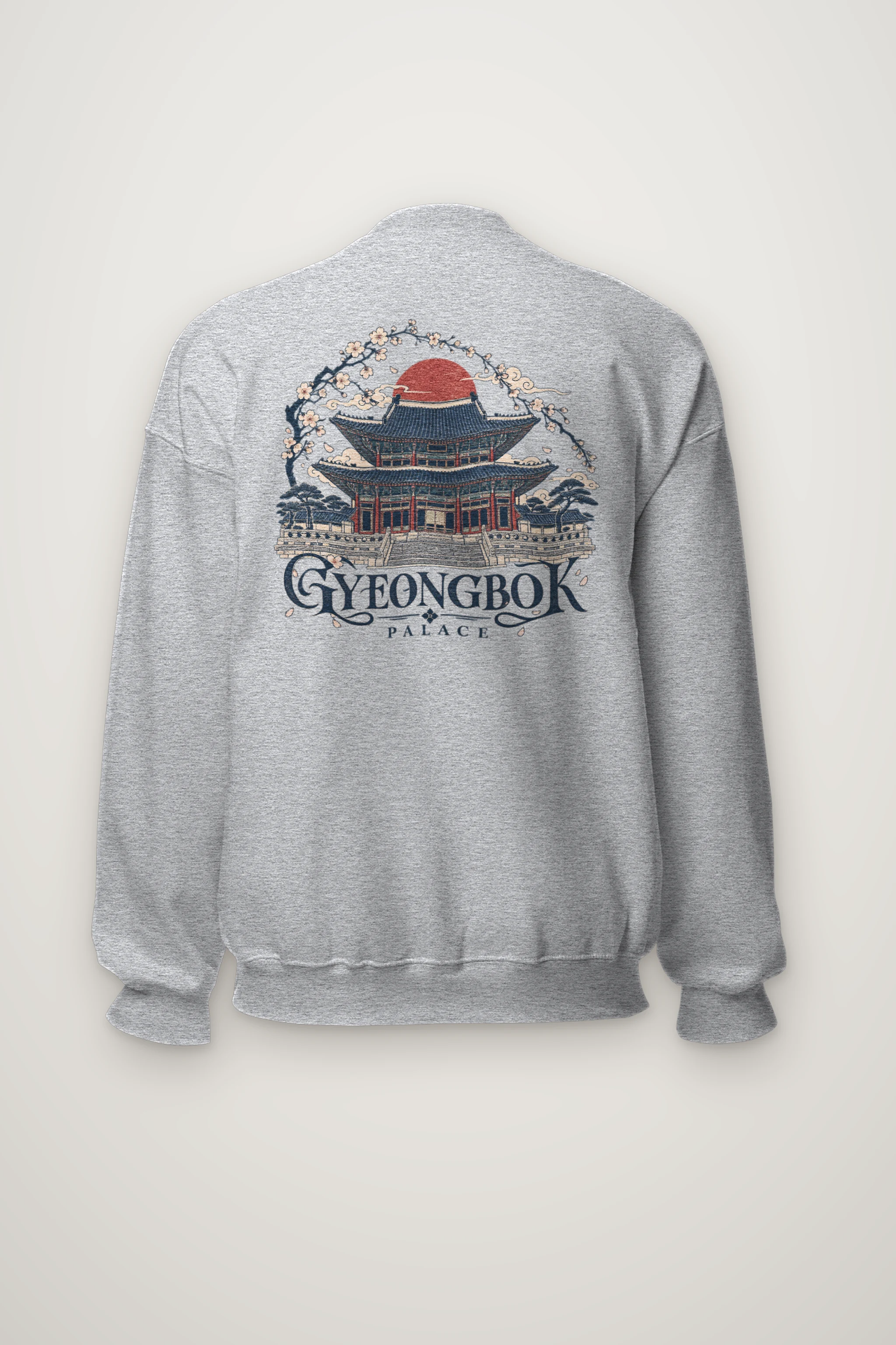 "Gyeongbok Palace" Heavy Blend Unisex Crewneck Sweatshirt