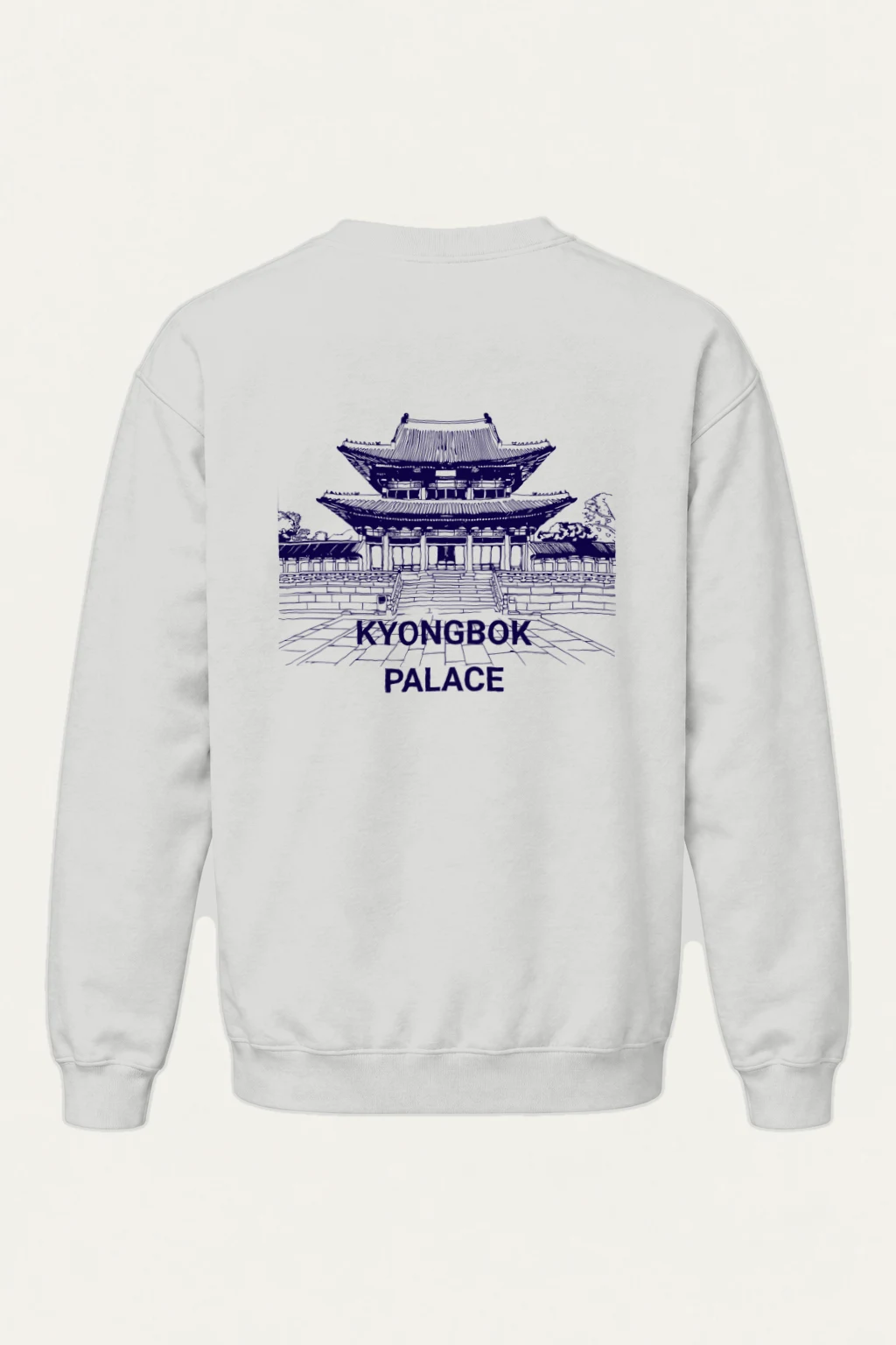 "Gyeongbok Palace" Heavy Blend Unisex Crewneck Sweatshirt | Gildan 18000
