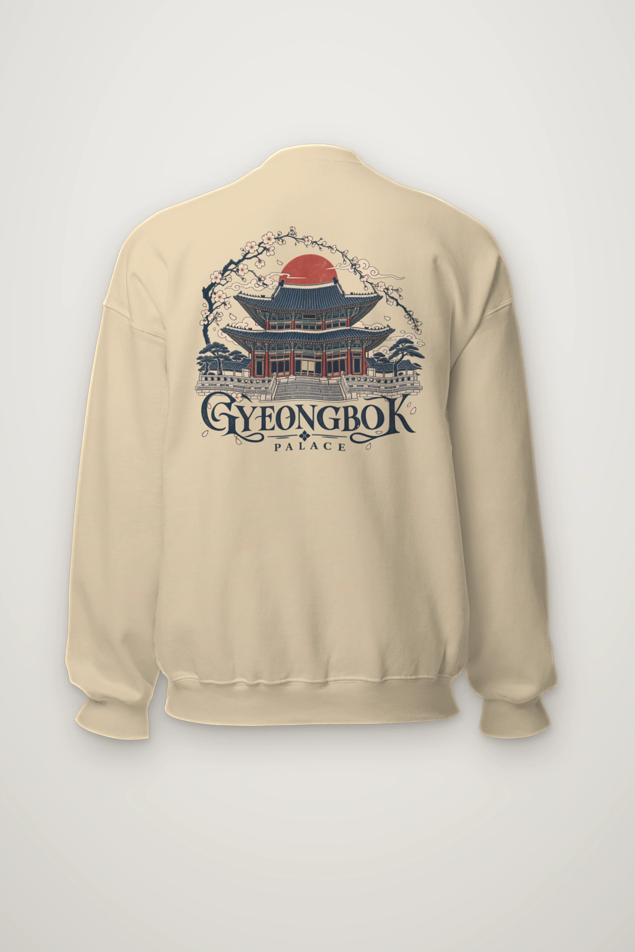 "Gyeongbok Palace" Heavy Blend Unisex Crewneck Sweatshirt