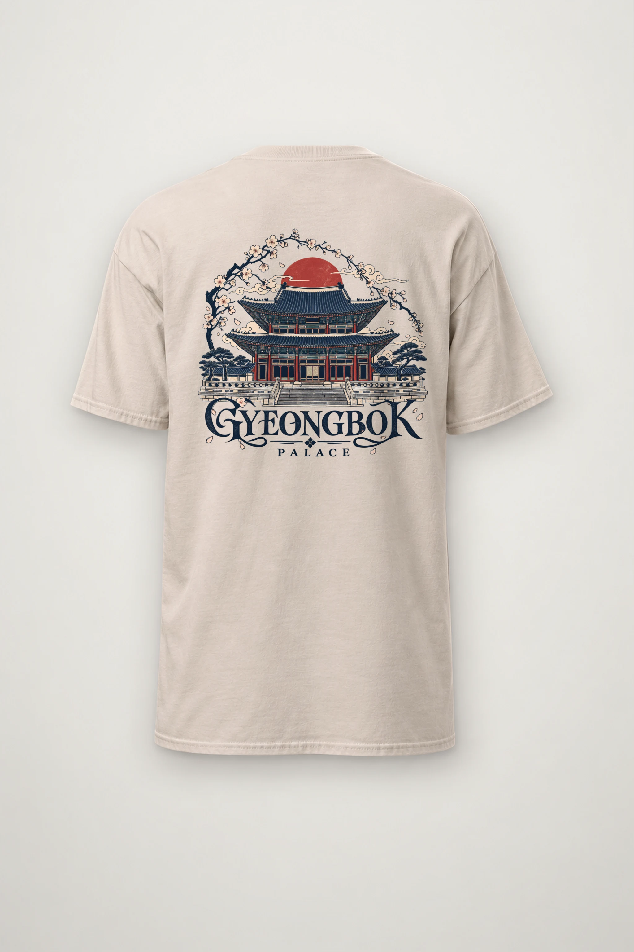 "Gyeongbok Palace" Heavyweight Unisex Crewneck T-shirt