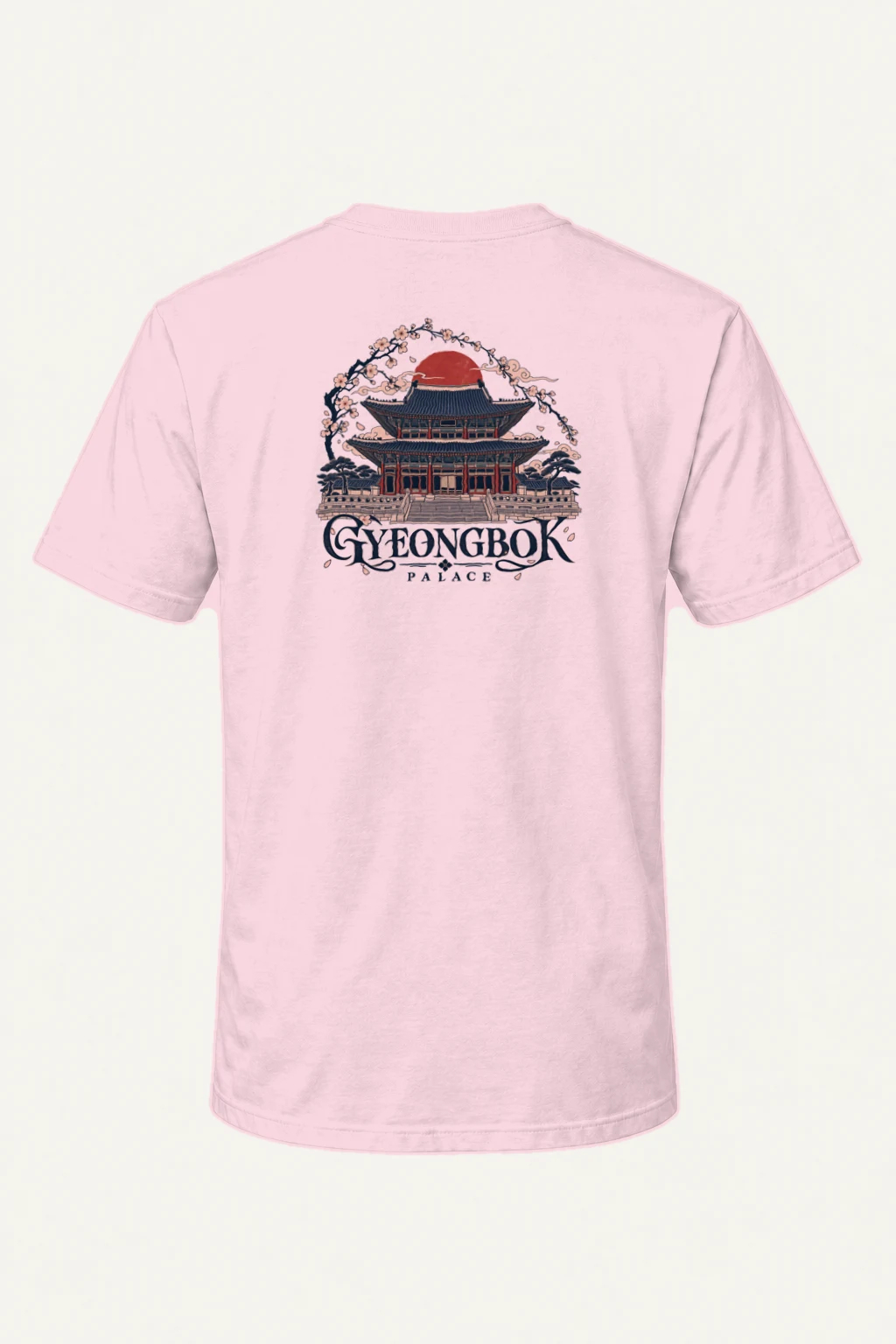 "Gyeongbok Palace" Heavyweight Unisex Crewneck T-shirt | Gildan 5000
