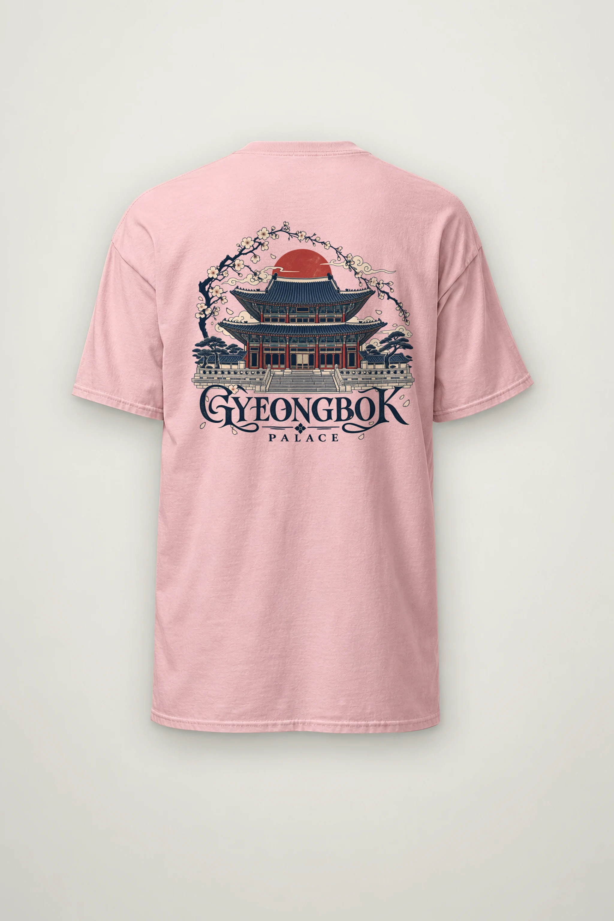 "Gyeongbok Palace" Heavyweight Unisex Crewneck T-shirt