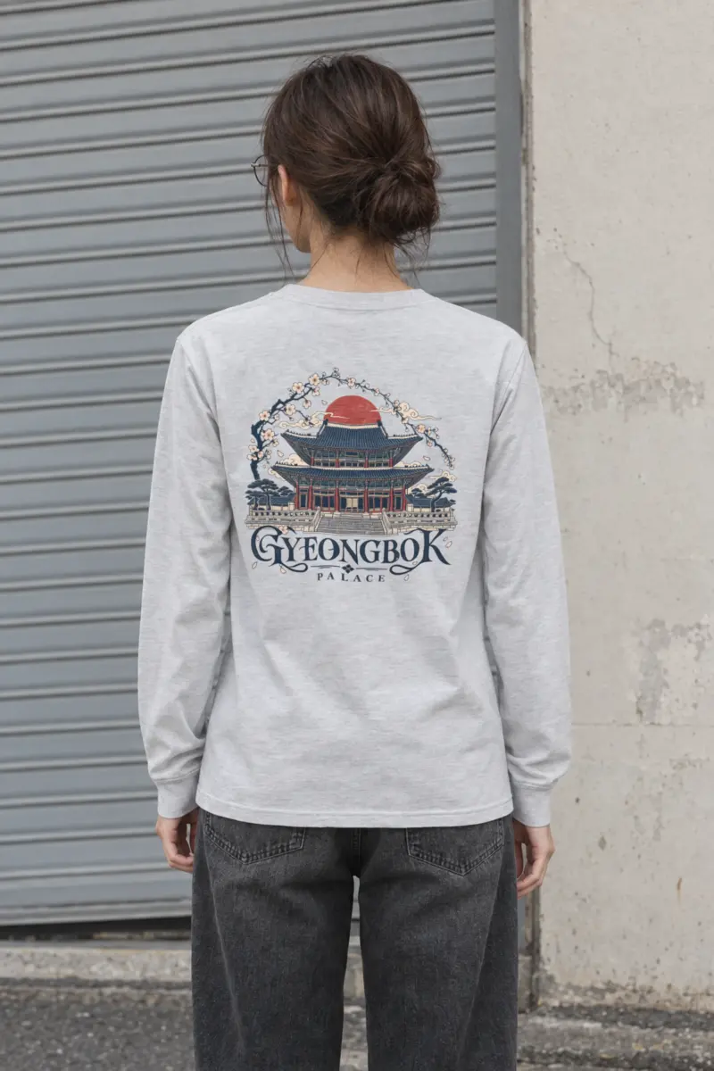 "Gyeongbok Palace" Unisex Longsleeve T-shirt
