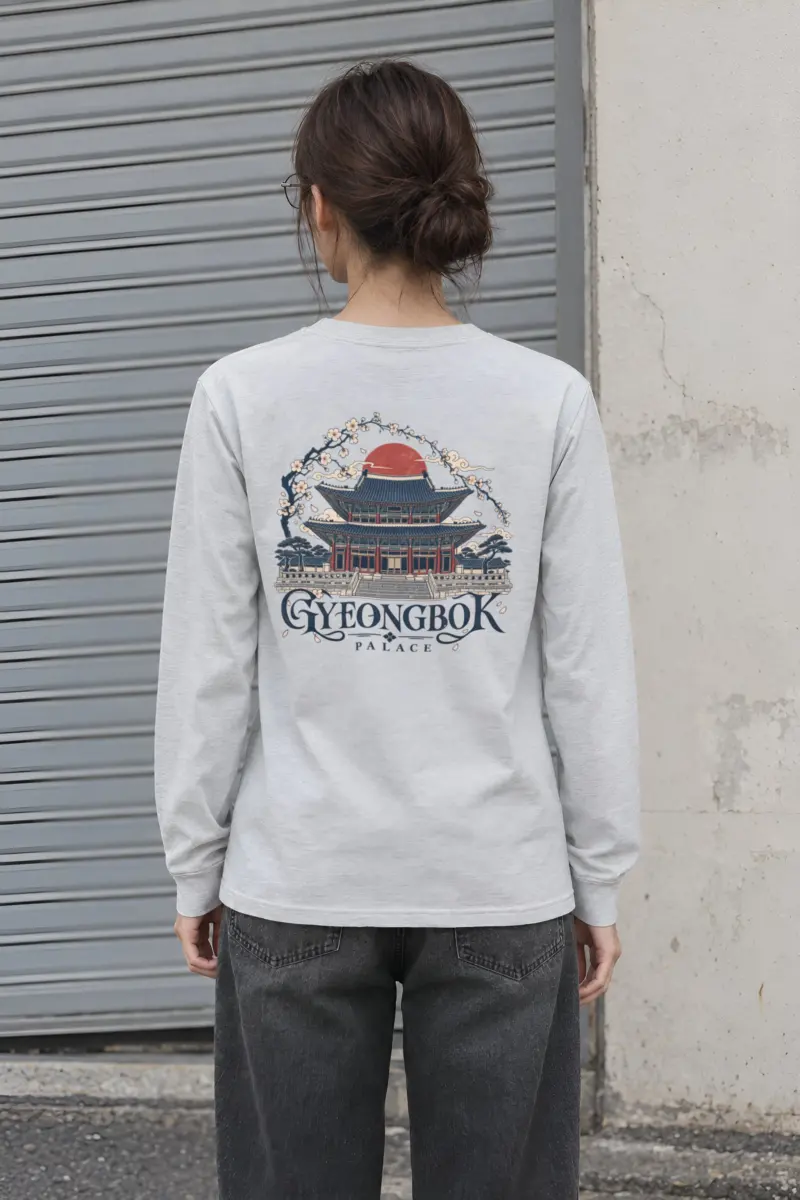 "Gyeongbok Palace" Unisex Longsleeve T-shirt