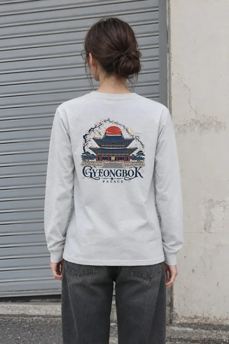"Gyeongbok Palace" Unisex Longsleeve T-shirt