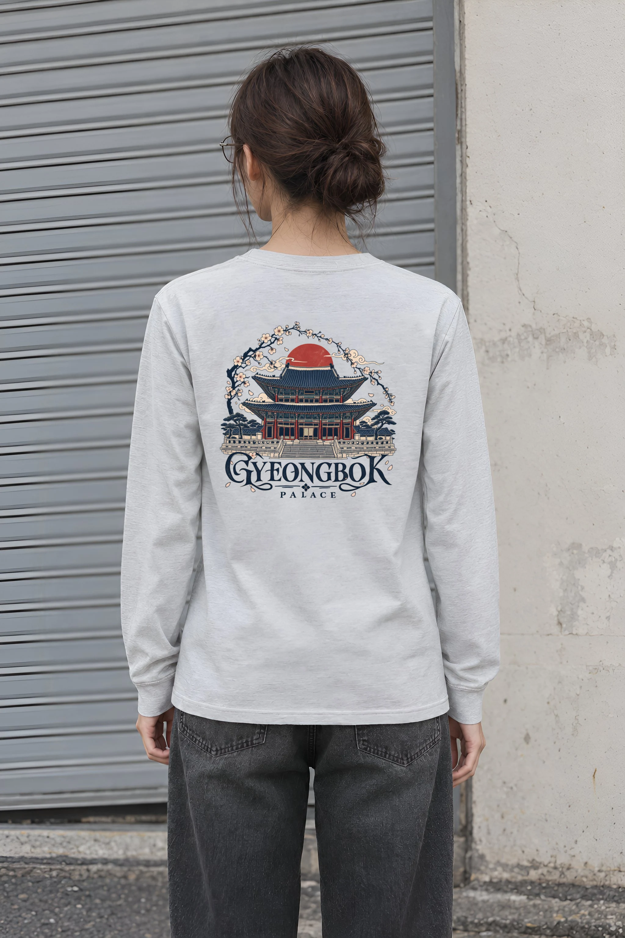 "Gyeongbok Palace" Unisex Longsleeve T-shirt