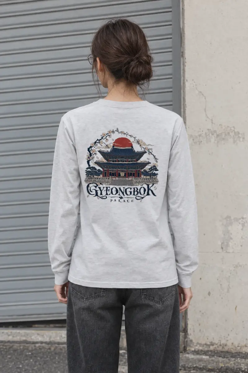 "Gyeongbok Palace" Unisex Longsleeve T-shirt