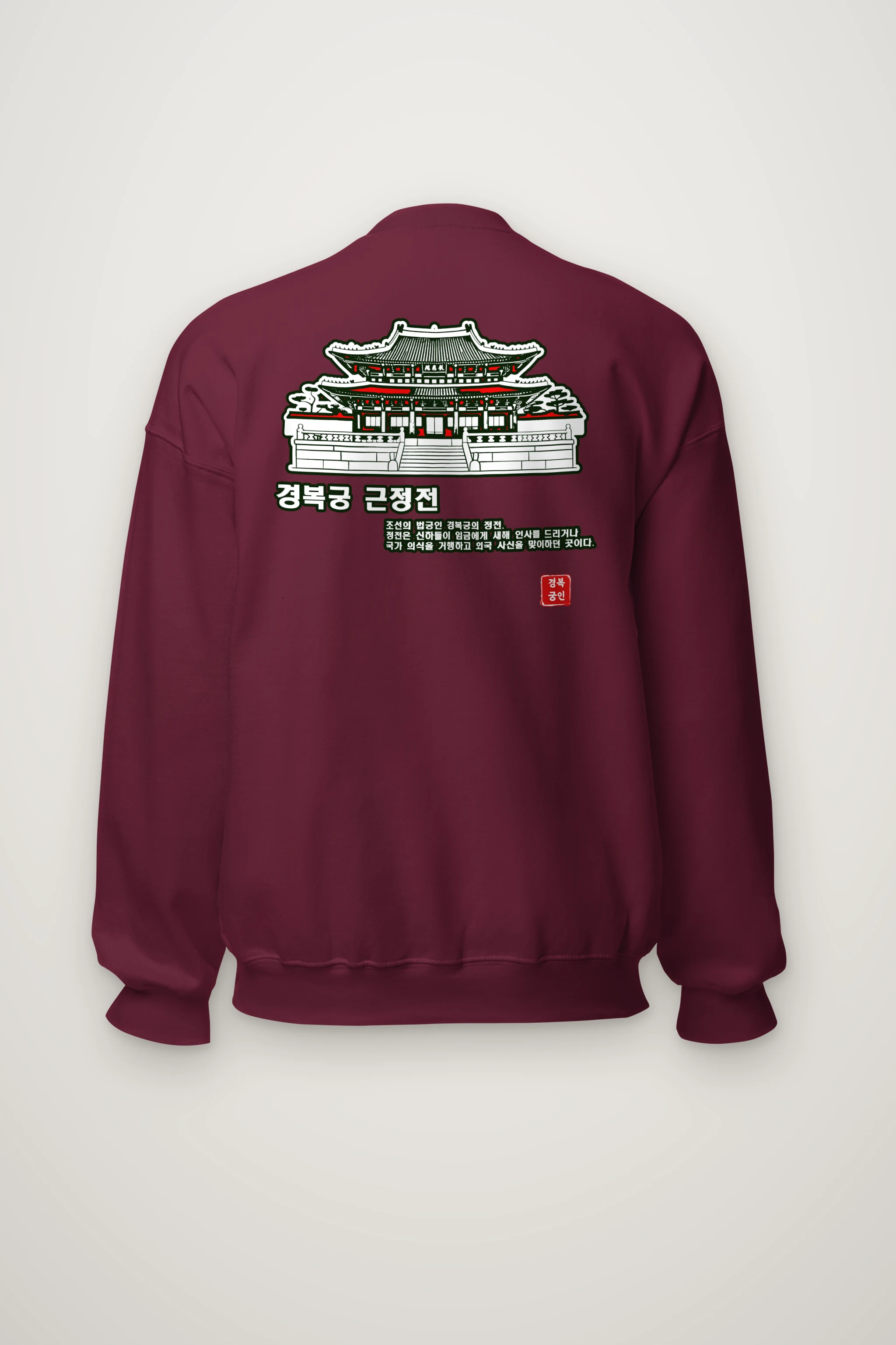 "Gyeongbokgung Geunjeongjeon" Heavy Blend Unisex Crewneck Sweatshirt