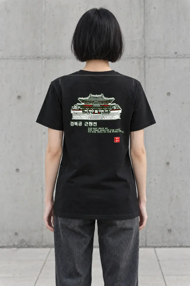 "Gyeongbokgung Geunjeongjeon" Heavyweight Unisex Crewneck T-shirt