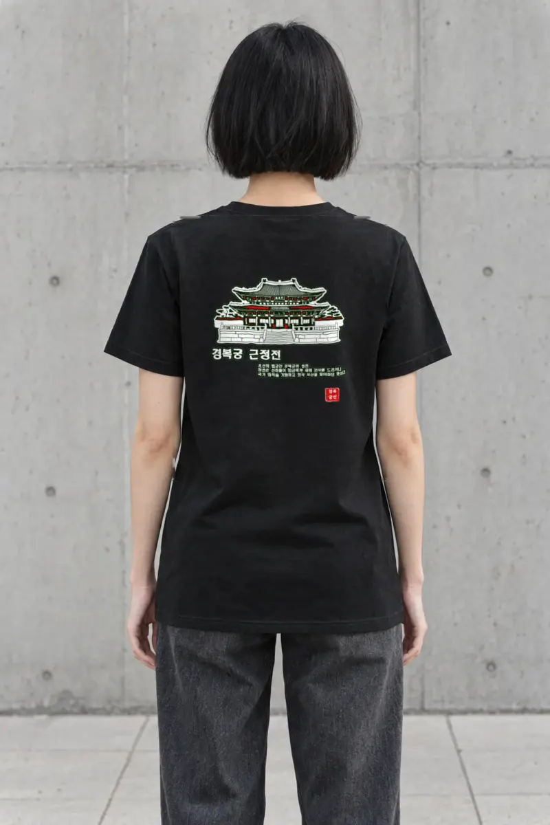 "Gyeongbokgung Geunjeongjeon" Heavyweight Unisex Crewneck T-shirt