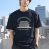 "Gyeongbokgung Hall" Heavyweight Unisex Crewneck T-shirt | Gildan 5000