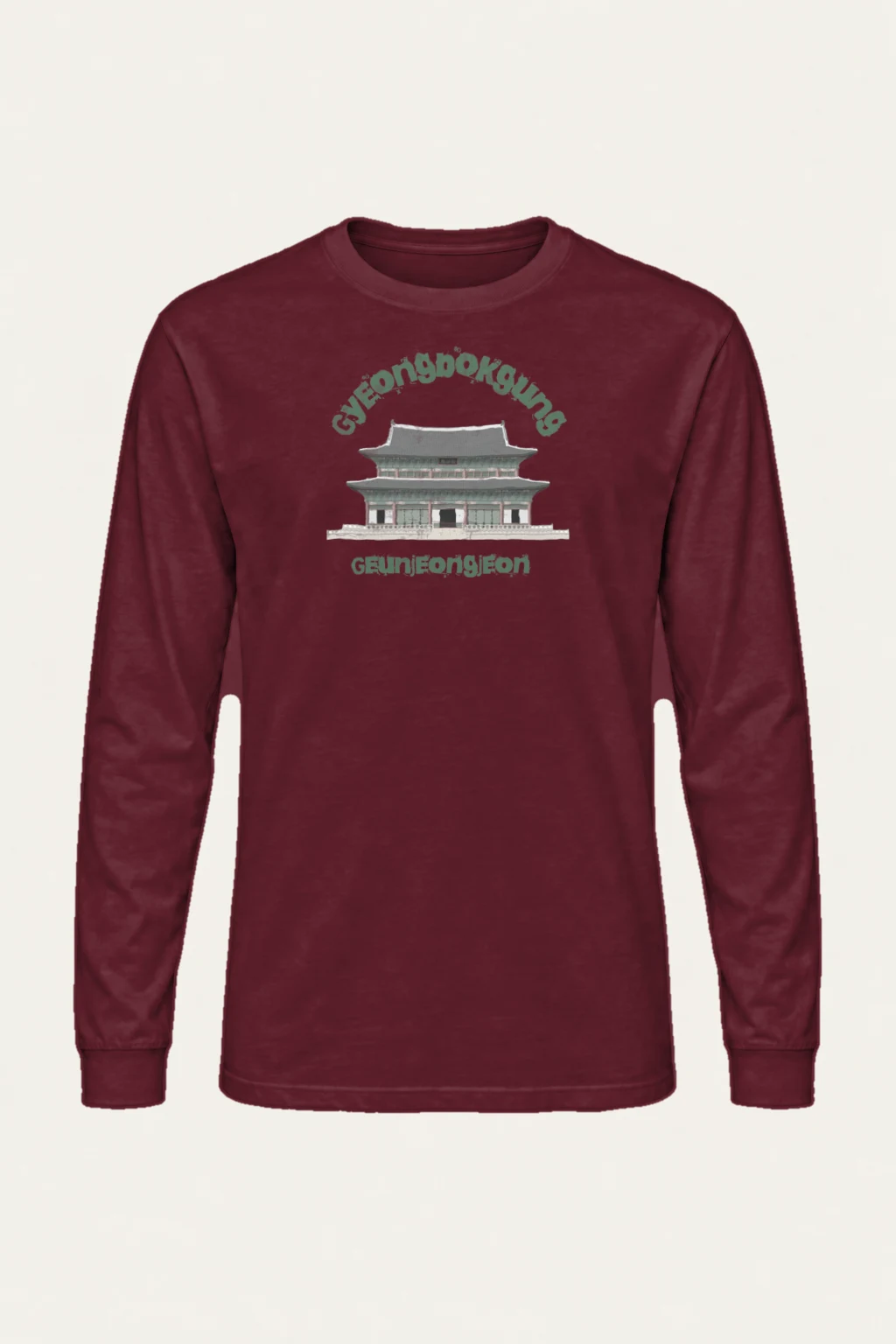 "Gyeongbokgung Hall" Unisex Longsleeve T-shirt | Gildan 2400