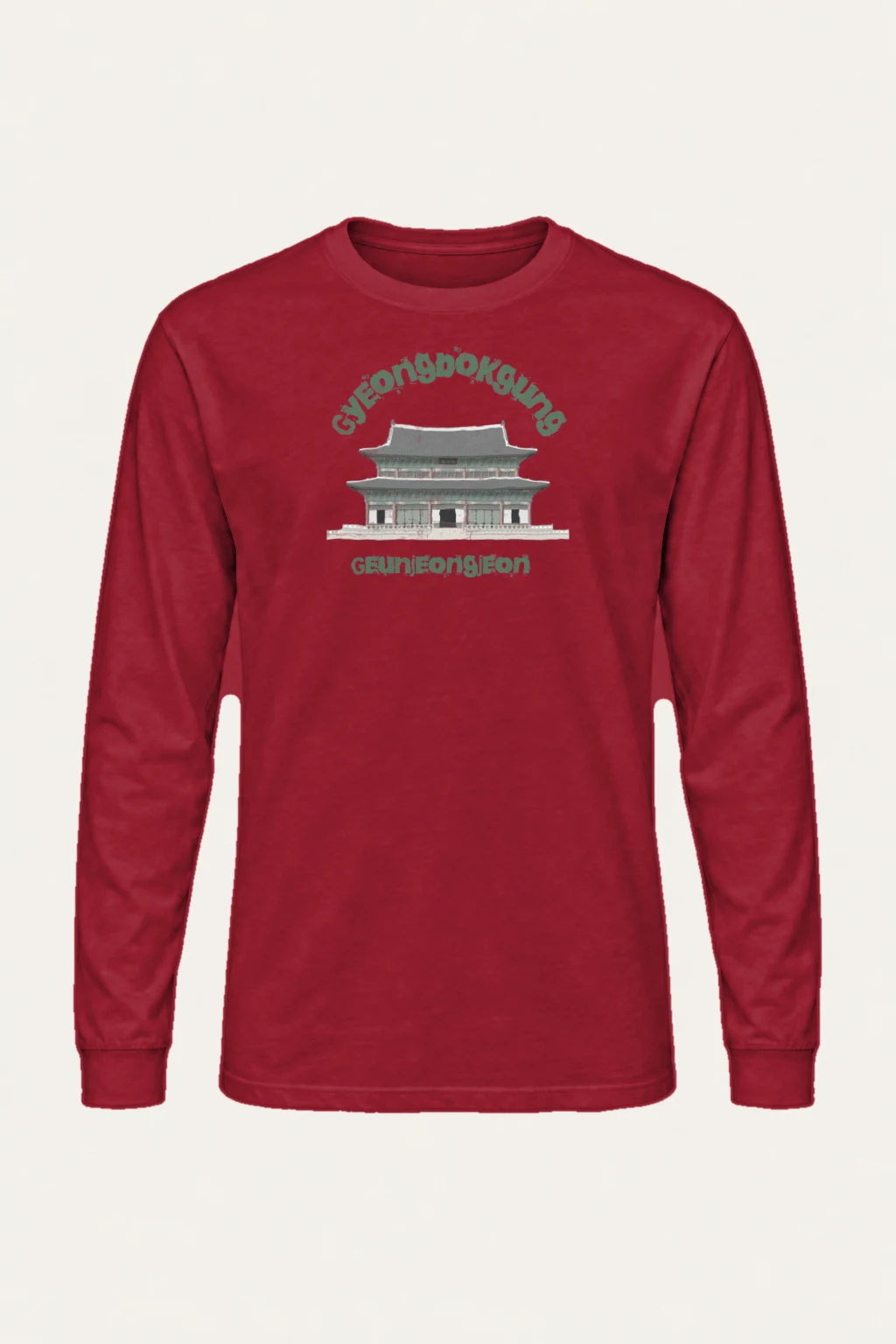 "Gyeongbokgung Hall" Unisex Longsleeve T-shirt | Gildan 2400