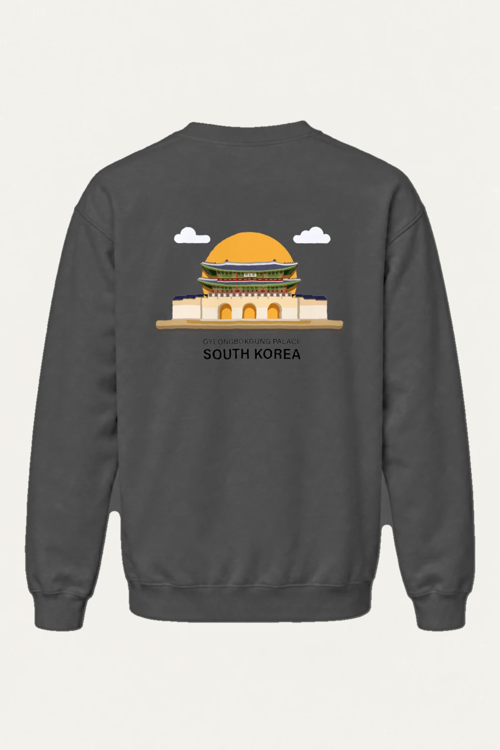 "Gyeongbokgung Palace" Heavy Blend Unisex Crewneck Sweatshirt | Gildan 18000