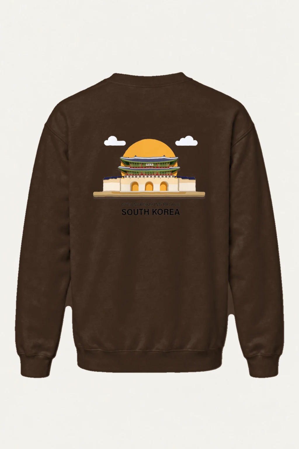 "Gyeongbokgung Palace" Heavy Blend Unisex Crewneck Sweatshirt | Gildan 18000