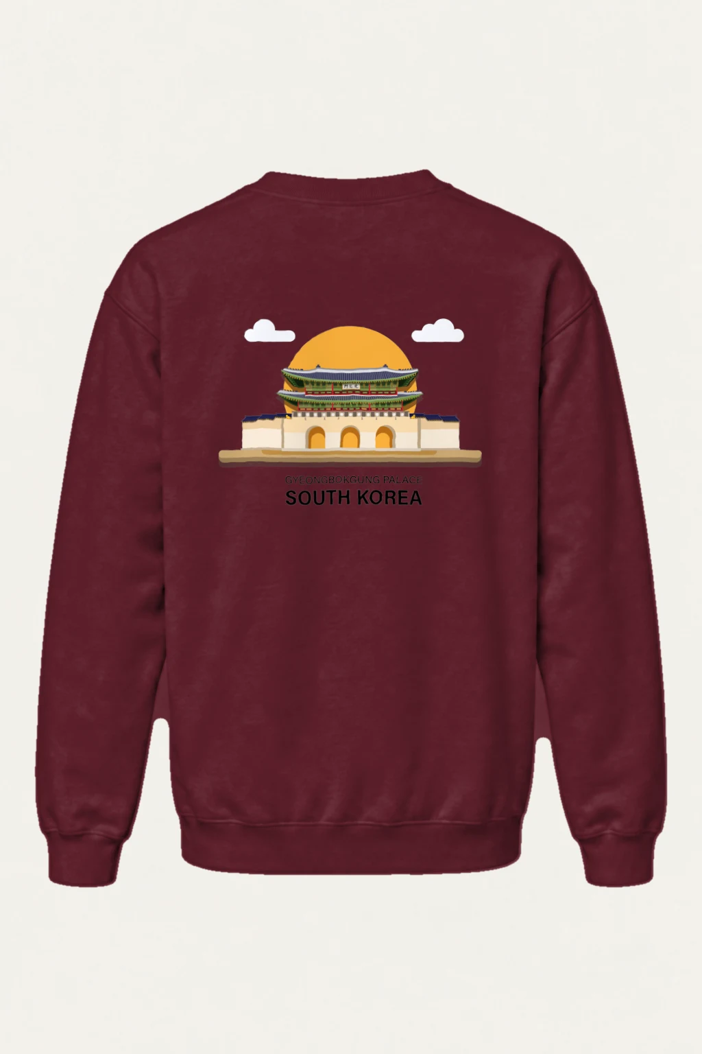 "Gyeongbokgung Palace" Heavy Blend Unisex Crewneck Sweatshirt | Gildan 18000