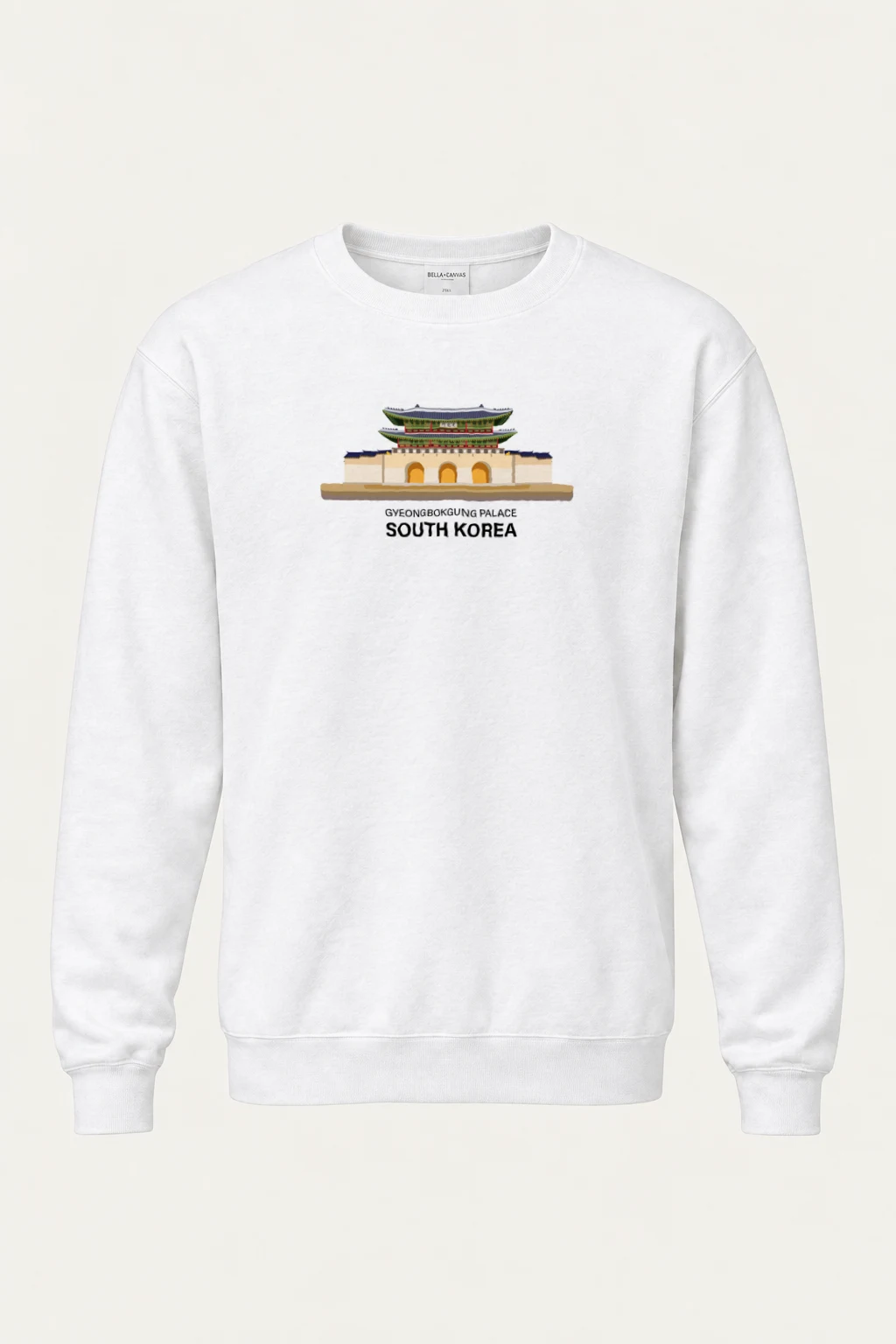"Gyeongbokgung Palace Korea" Heavy Blend Unisex Crewneck Sweatshirt | Gildan 18000