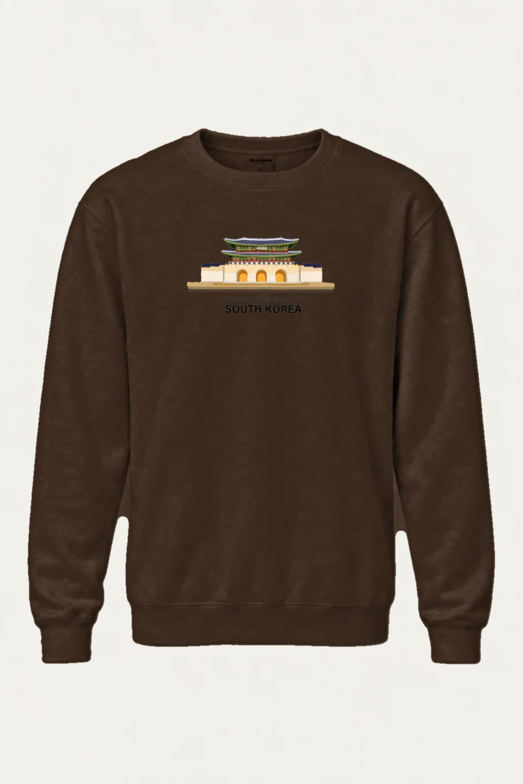 "Gyeongbokgung Palace Korea" Heavy Blend Unisex Crewneck Sweatshirt | Gildan 18000