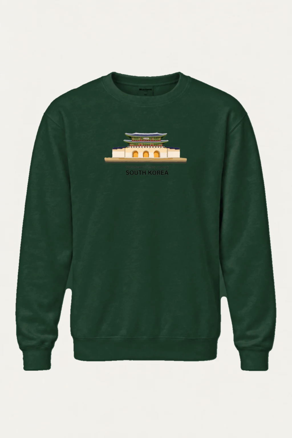 "Gyeongbokgung Palace Korea" Heavy Blend Unisex Crewneck Sweatshirt | Gildan 18000