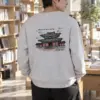 "Gyeongbokgung Palace Sketch" Heavy Blend Unisex Crewneck Sweatshirt | Gildan 18000