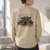 "Gyeongbokgung Palace Sketch" Unisex Longsleeve T-shirt | Gildan 2400