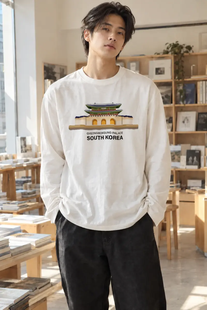 "Gyeongbokgung Palace" Unisex Longsleeve T-shirt | Gildan 2400
