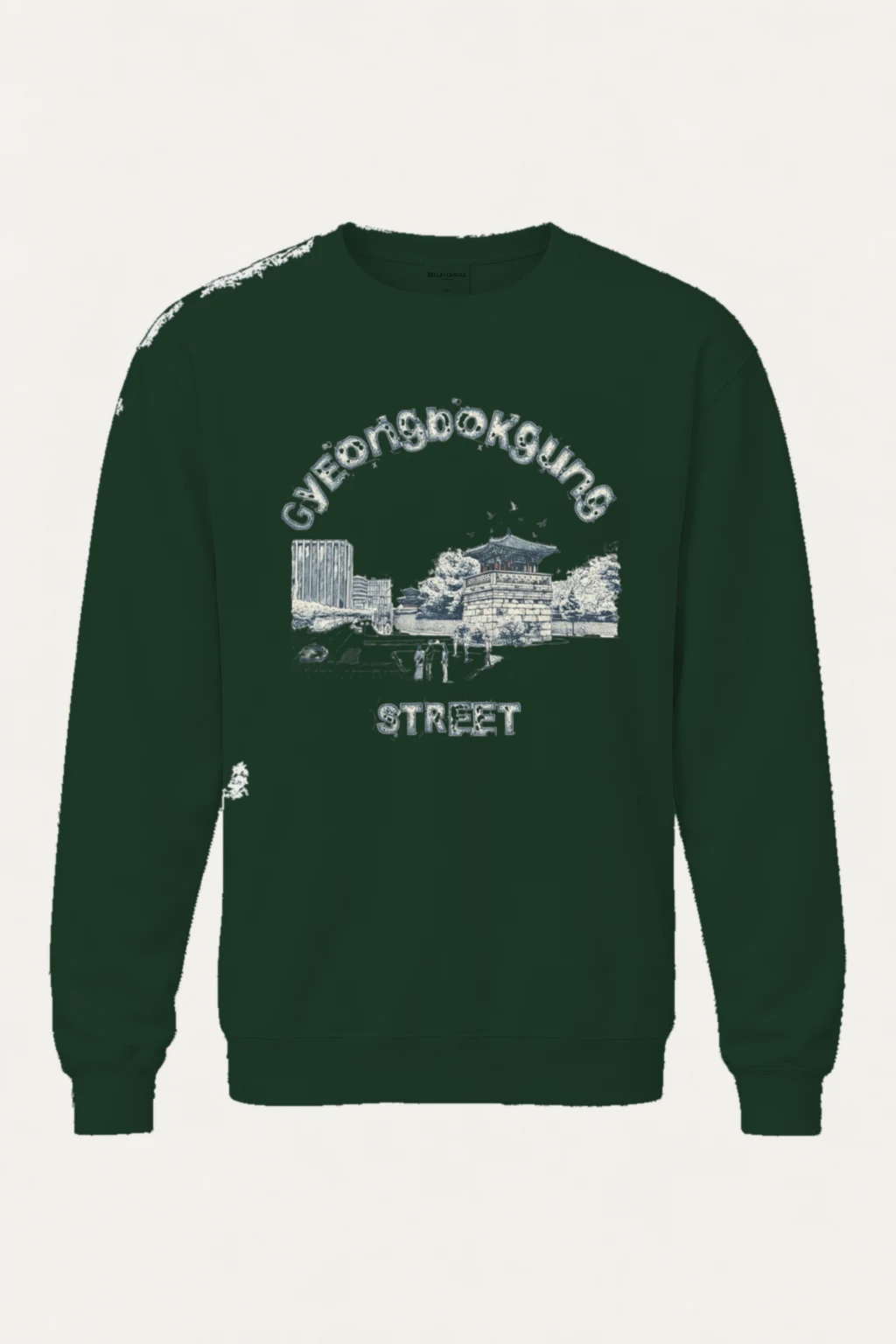 "Gyeongbokgung Street" Heavy Blend Unisex Crewneck Sweatshirt | Gildan 18000