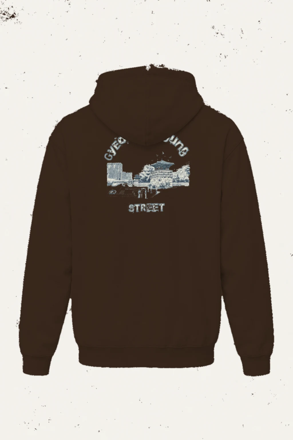 "Gyeongbokgung Street" Heavy Blend Unisex Pullover Hoodie | Gildan 18500