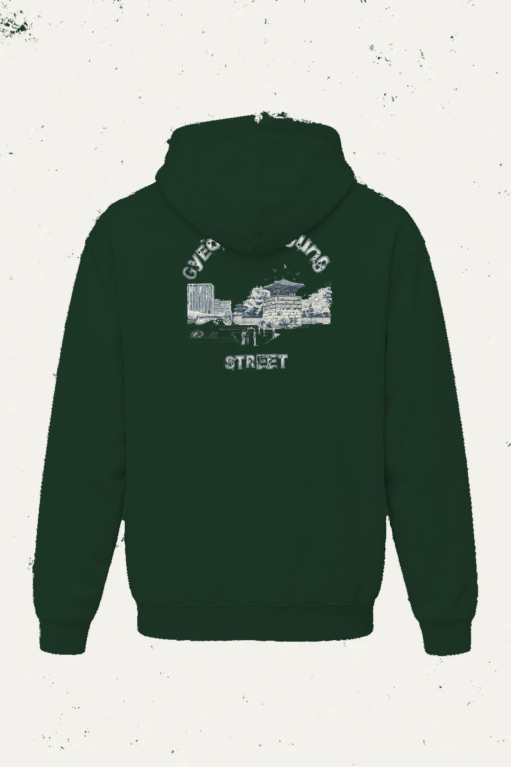 "Gyeongbokgung Street" Heavy Blend Unisex Pullover Hoodie | Gildan 18500