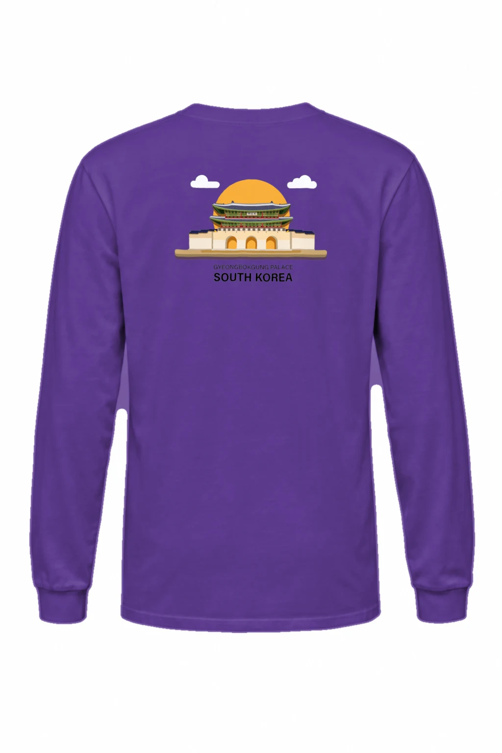 "Gyeongbokgung Sunrise" Unisex Longsleeve T-shirt | Gildan 2400