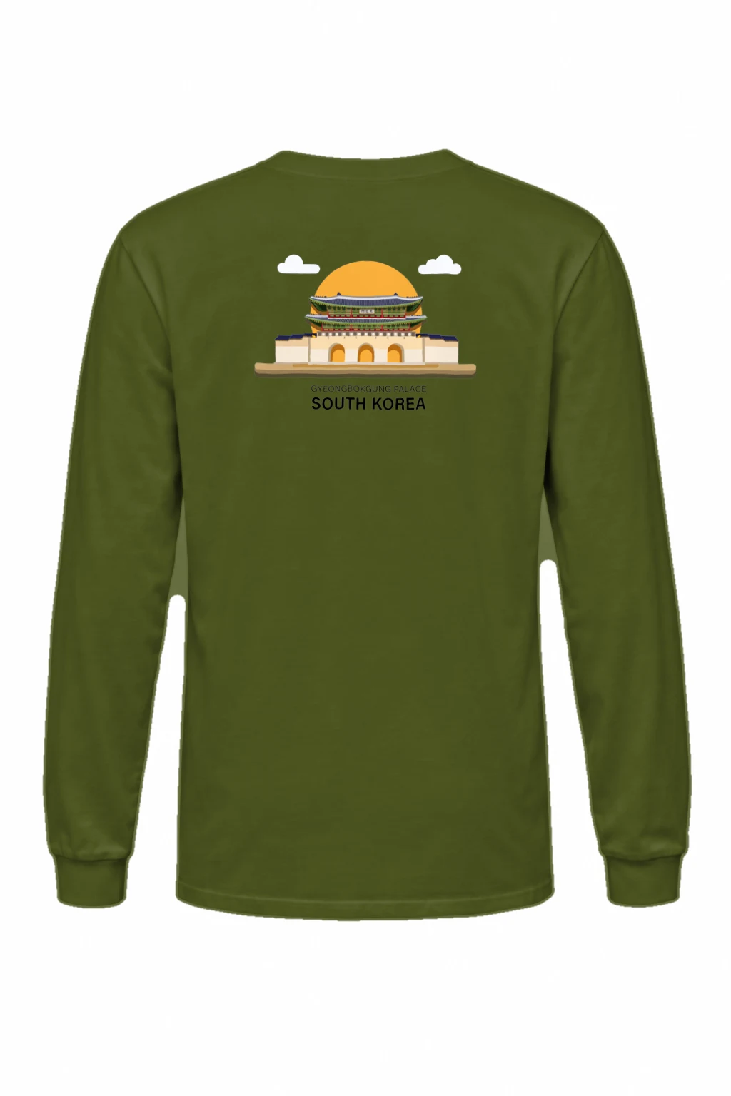 "Gyeongbokgung Sunrise" Unisex Longsleeve T-shirt | Gildan 2400