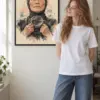 "Haenyeo" Premium Wooden Framed Poster