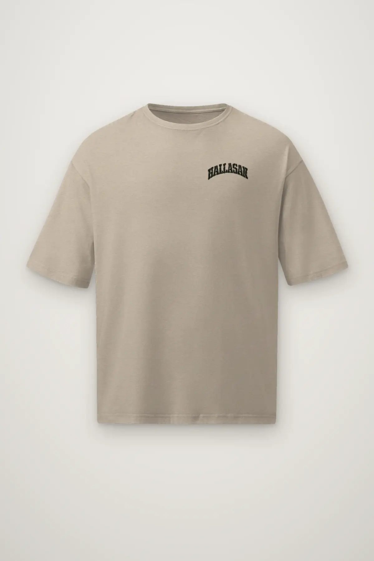 "HALLASAN CRATER RIM 1,947 M" Men's Oversized Heavyweight Crewneck T-Shirt