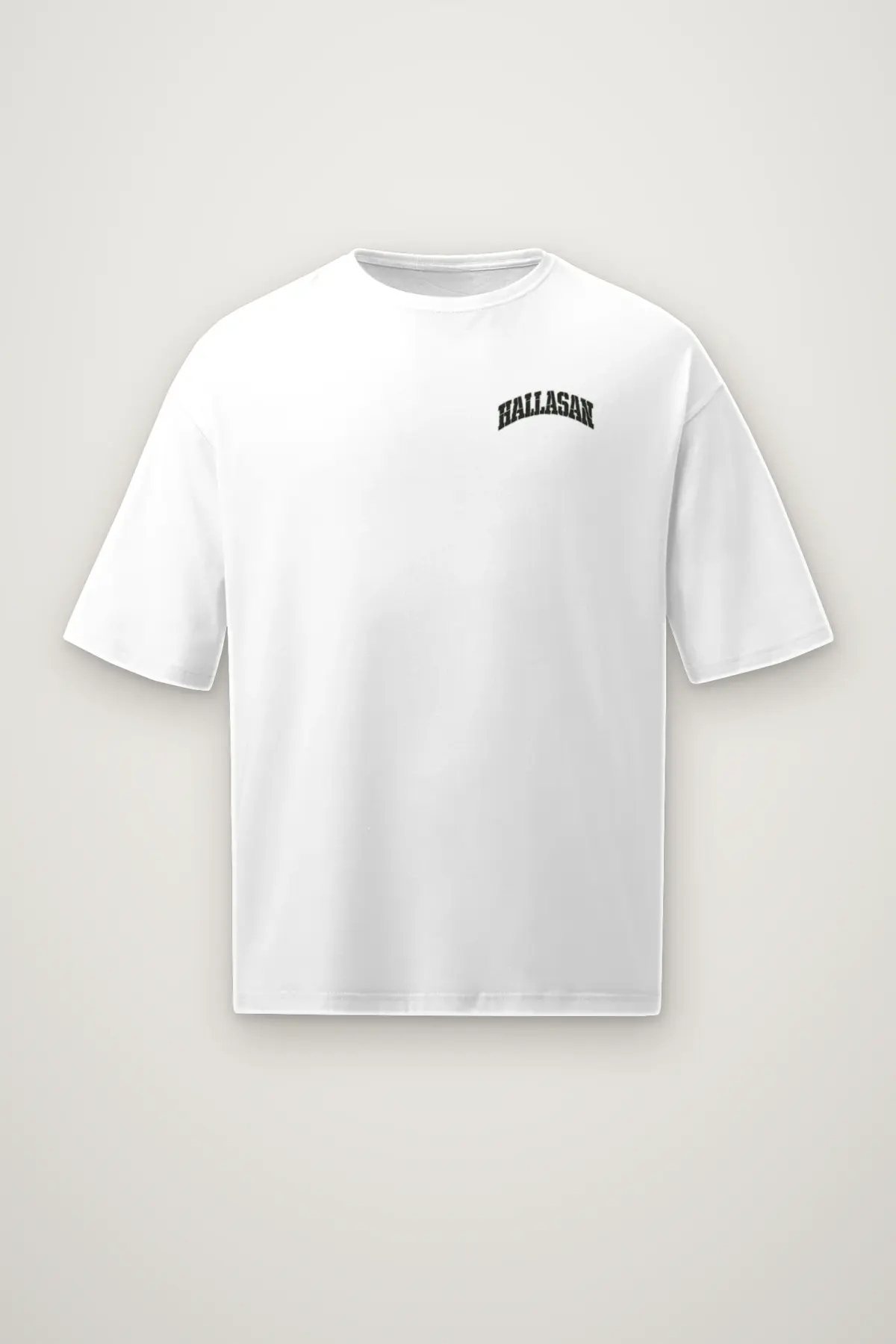 "HALLASAN CRATER RIM 1,947 M" Men's Oversized Heavyweight Crewneck T-Shirt