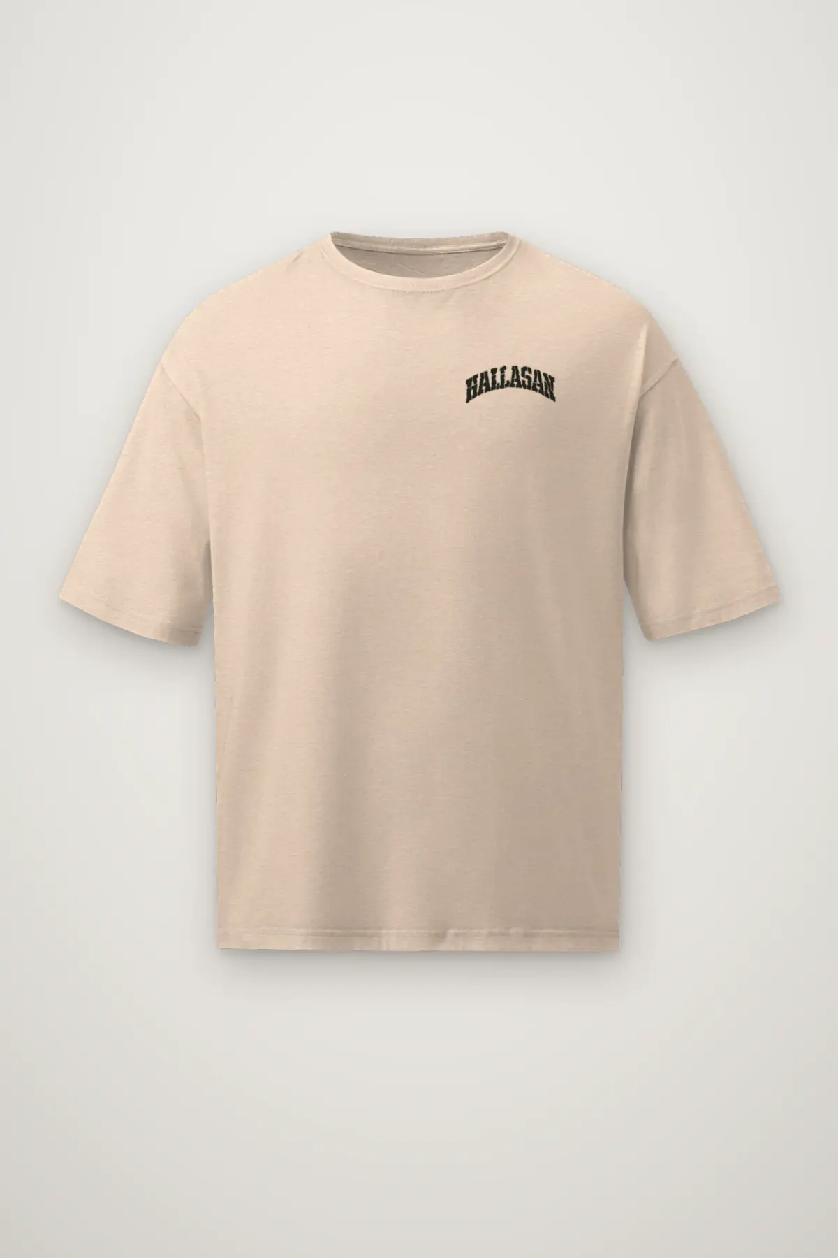 "HALLASAN CRATER RIM 1,947 M" Men's Oversized Heavyweight Crewneck T-Shirt