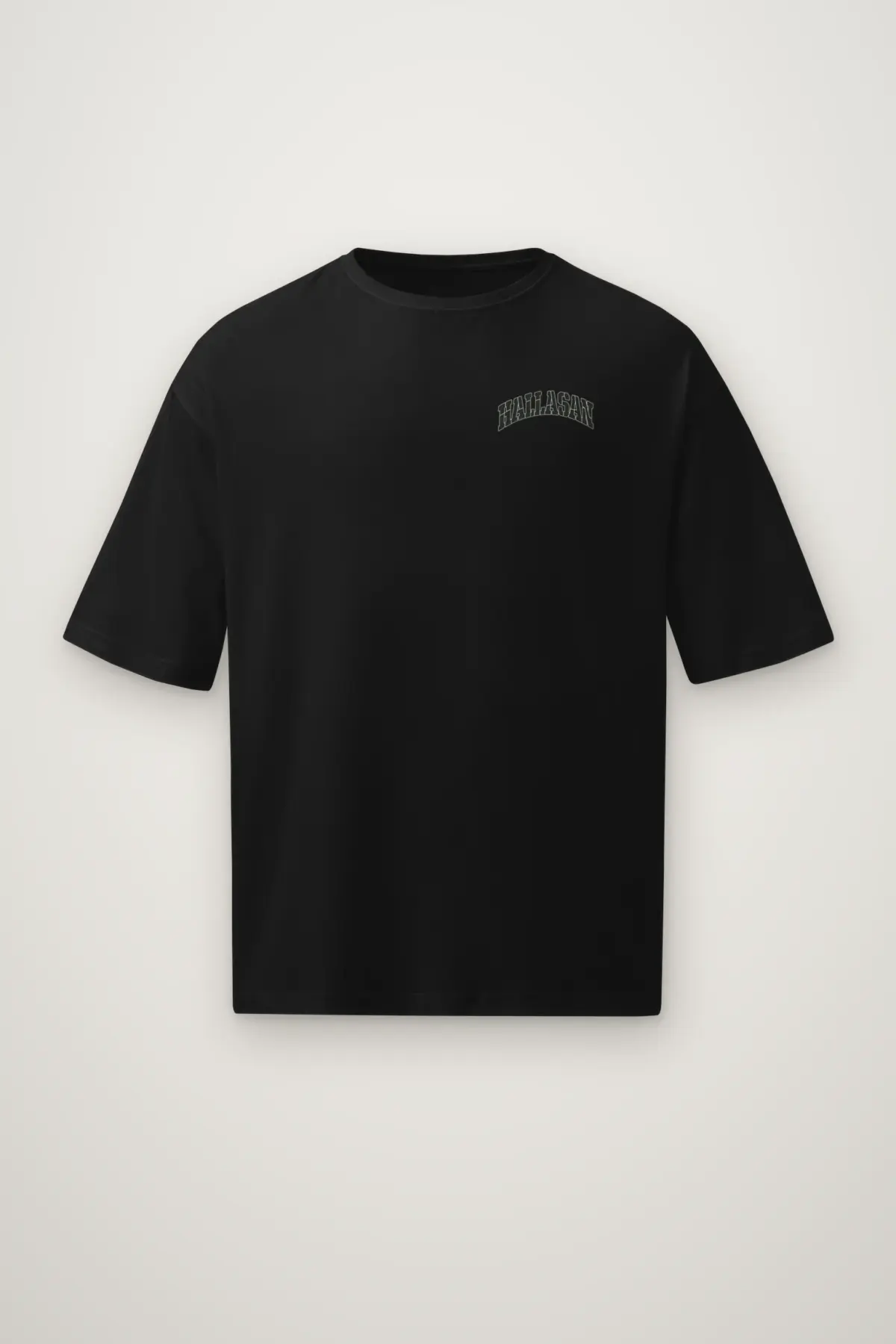 "HALLASAN CRATER RIM 1,947 M" Men's Oversized Heavyweight Crewneck T-Shirt