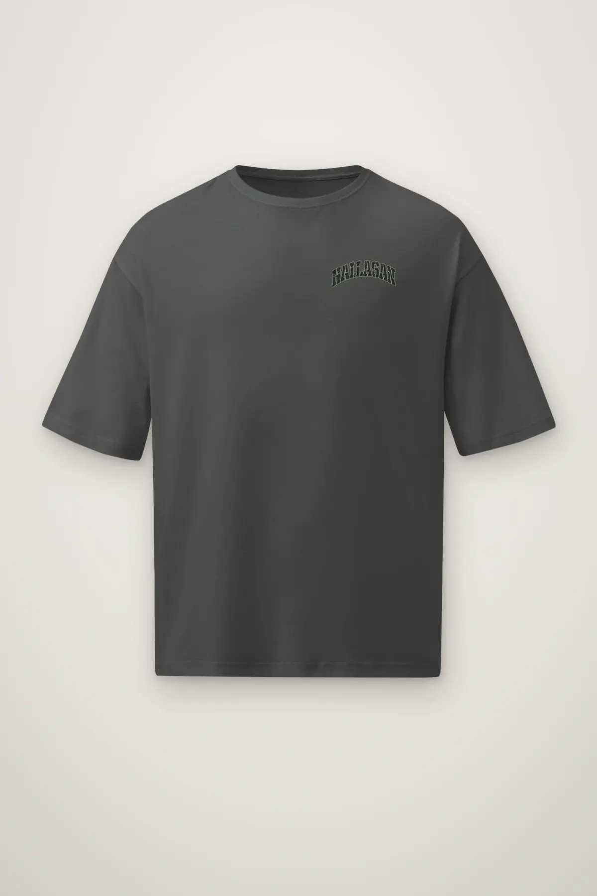 "HALLASAN CRATER RIM 1,947 M" Men's Oversized Heavyweight Crewneck T-Shirt