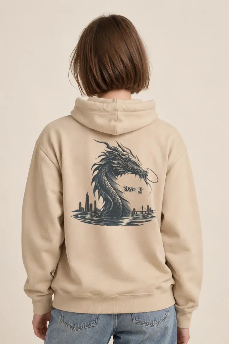 "Han River Nocturne" Heavy Blend Unisex Pullover Hoodie
