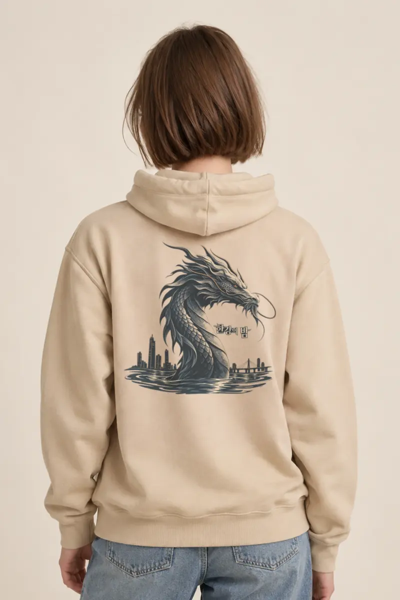 "Han River Nocturne" Heavy Blend Unisex Pullover Hoodie