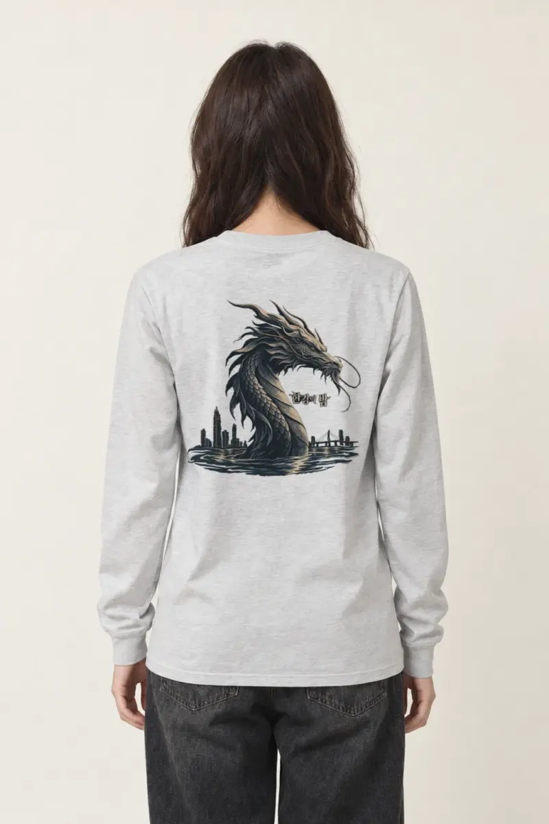 "Han River Nocturne" Unisex Longsleeve T-shirt