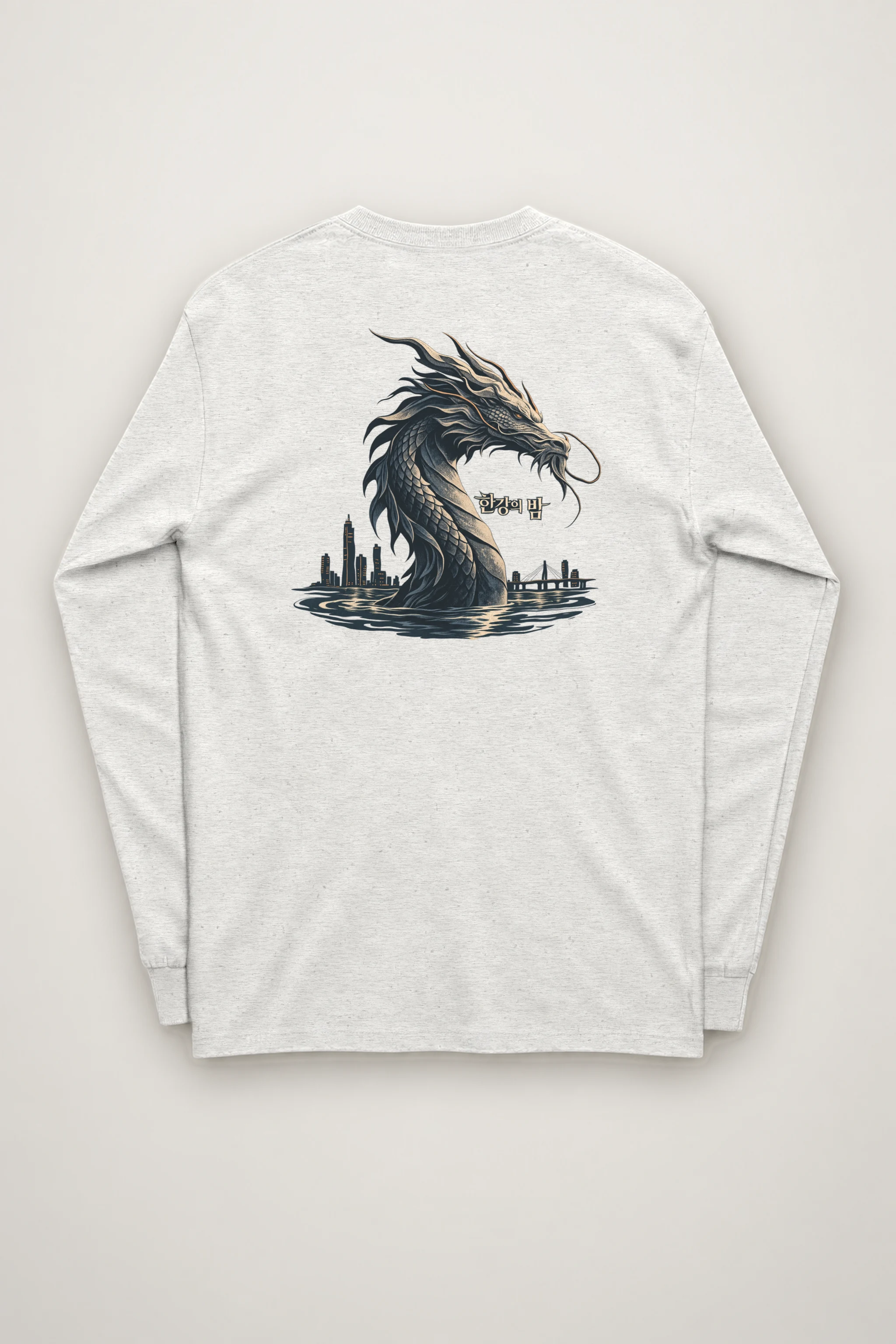 "Han River Nocturne" Unisex Longsleeve T-shirt
