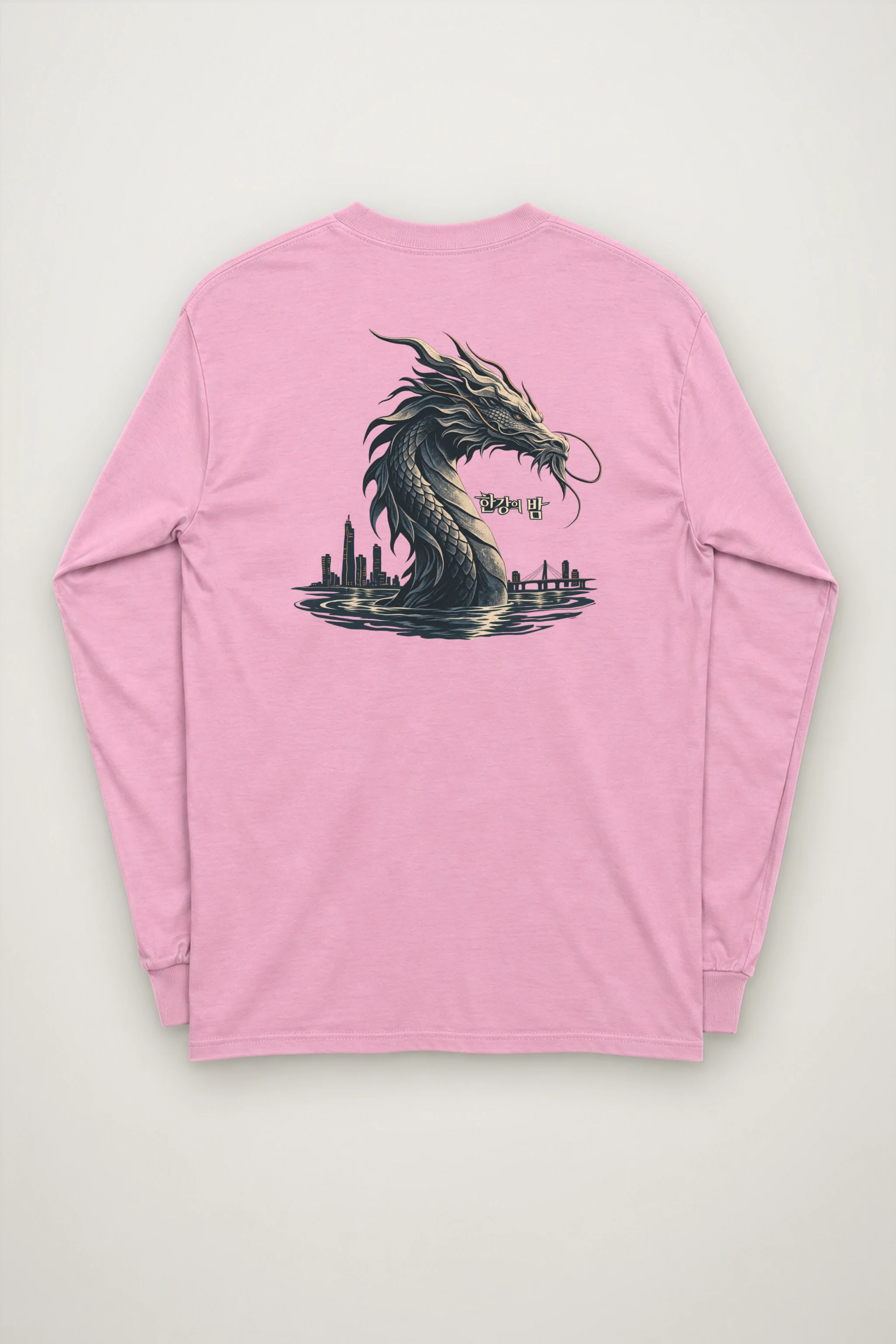 "Han River Nocturne" Unisex Longsleeve T-shirt