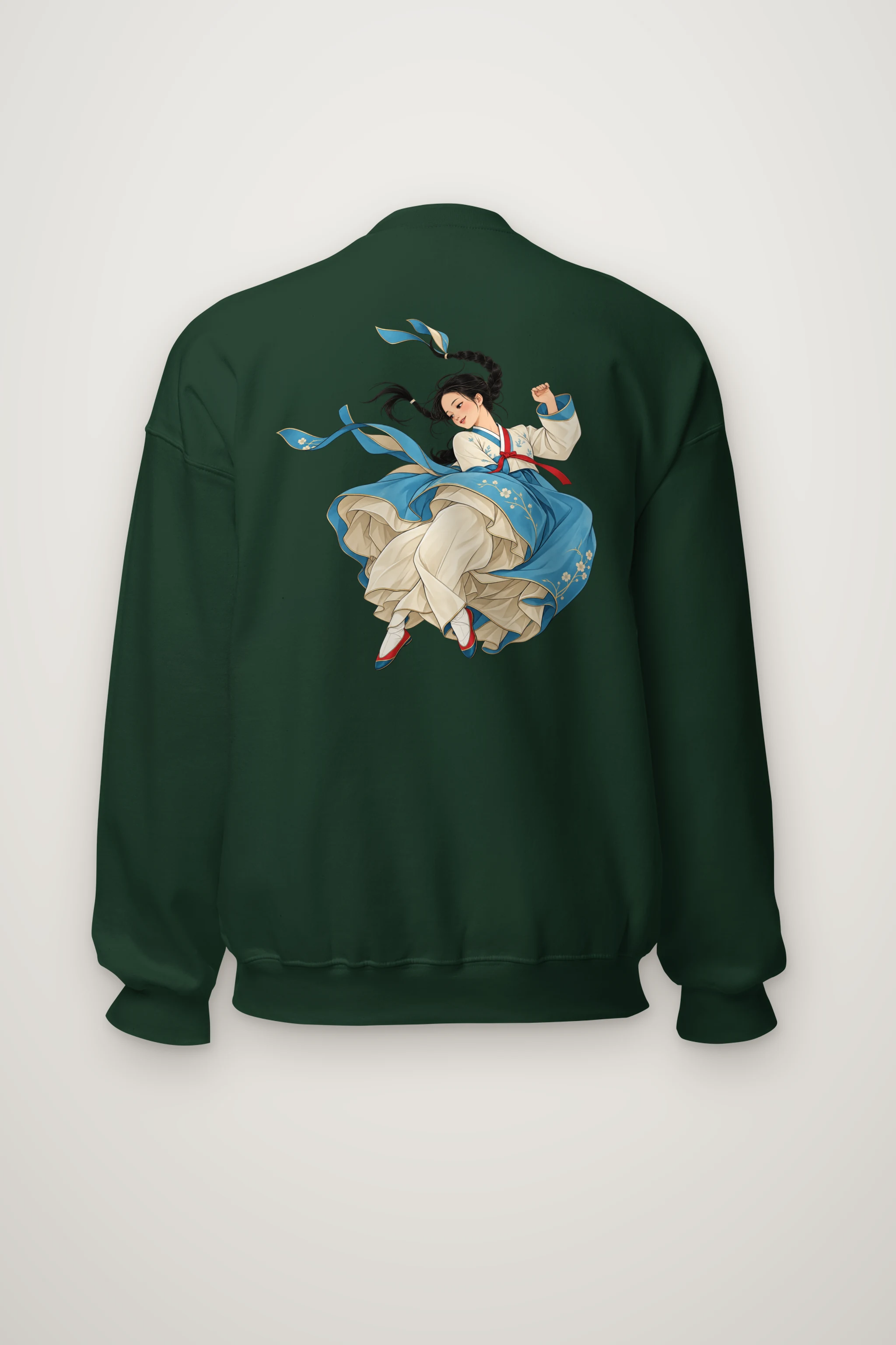 "Hanbok Dance" Heavy Blend Unisex Crewneck Sweatshirt