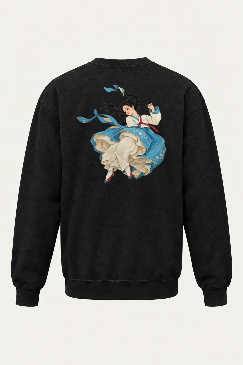 "Hanbok Dance" Heavy Blend Unisex Crewneck Sweatshirt | Gildan 18000